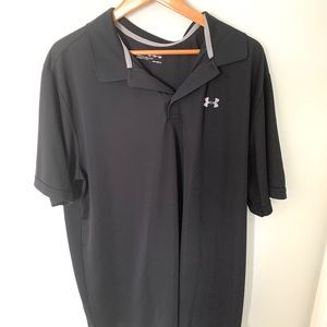 Under Armour black polo